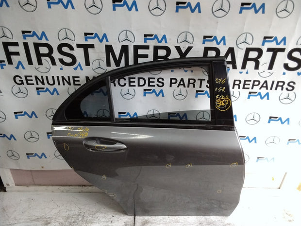 MERCEDES A-CLASS W176 DRIVER REAR DOOR OSR GREY 2012-18 COMPLETE FMD347