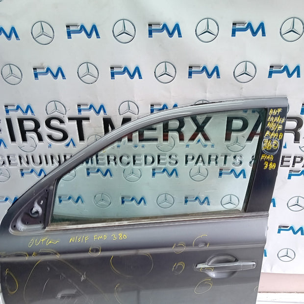 MITSUBISHI OUTLANDER MK3 PASSENGER FRONT DOOR NSF GREY COMPLETE FMD380
