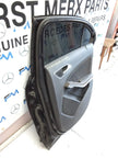 MERCEDES BENZ  A-CLASS W176 DRIVER SIDE REAR DOOR O/S/R COMPLETE BLACK FMD93