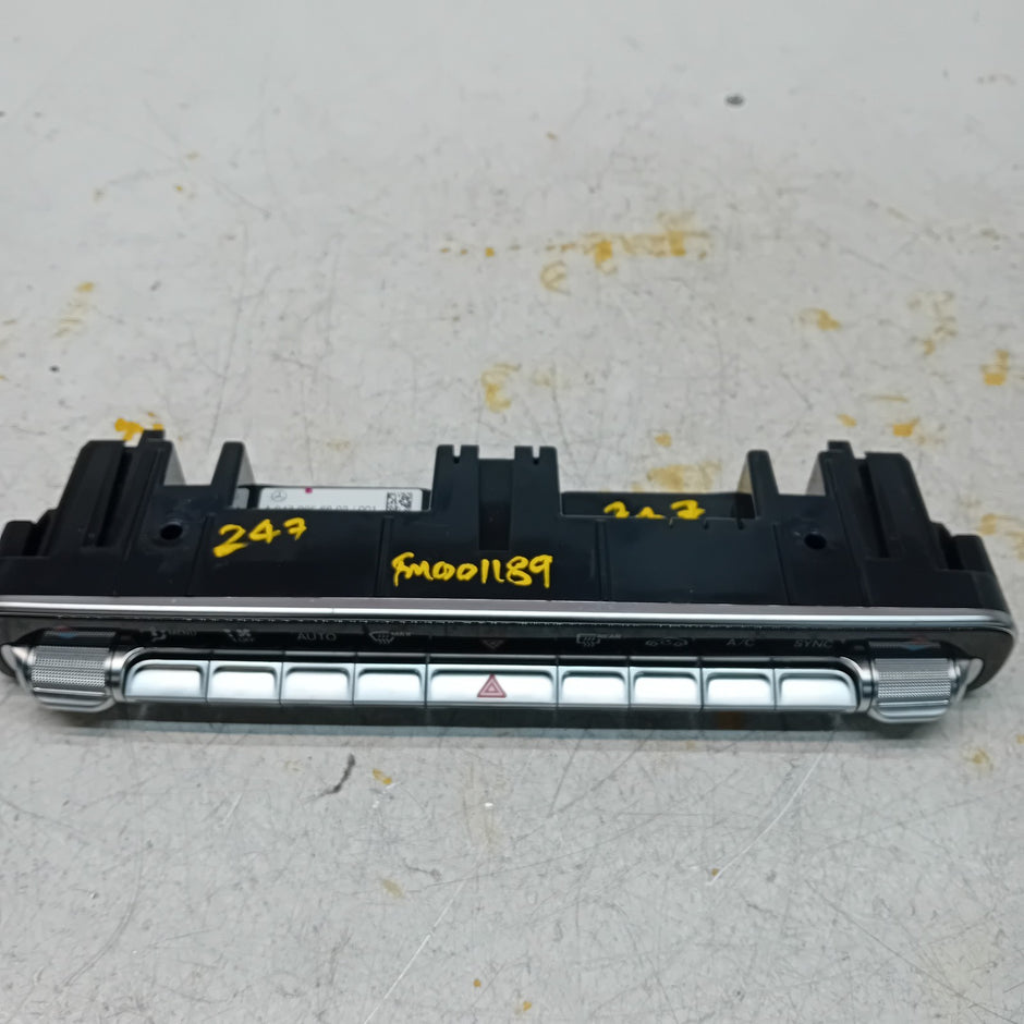 MERCEDES A B CLASS W177 W247 HEATER CLIMATE CONTROL PANEL A2479056803  FM001189