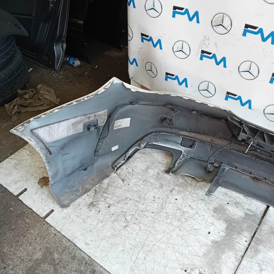 MERCEDES BENZ CLA W117  REAR BUMPER A1178850965 2016 WHITE COMPLETE FMX162