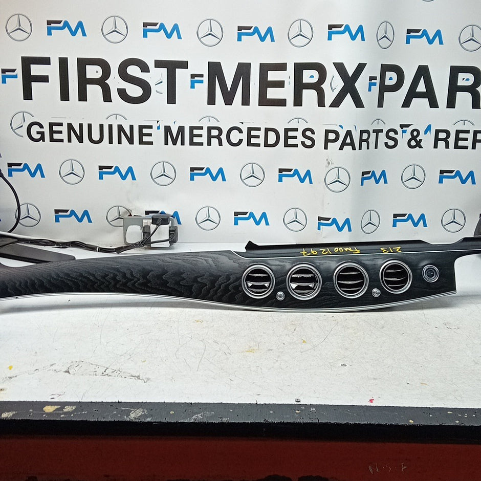 MERCEDES E-CLASS DASHBOARD TRIM PANEL+ 4 AIRVENT+ ENGINE START BUTTON FM001297