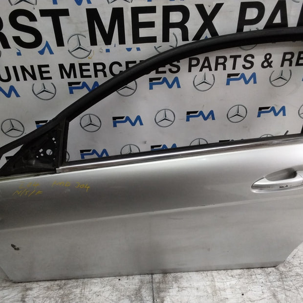 MERCEDES C-CLASS W204  PASSENGER FRONT DOOR NSF SILVER 2008-2014 FMD304