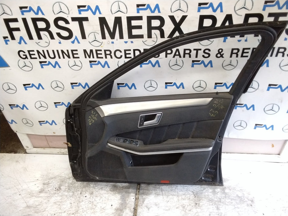 MERCEDES E-CLS W212  DRIVER FRONT DOOR OSF BLACK 2009-16 COMPLETE FMD586