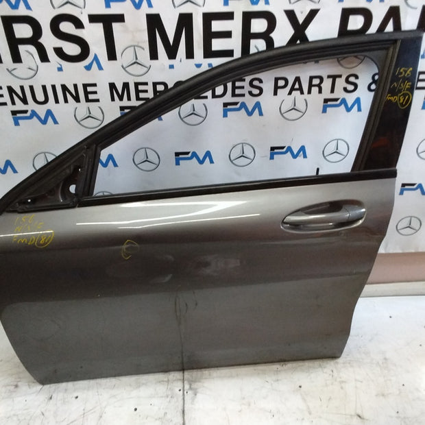 MERCEDES BENZ GLA W156 PASSENGER SIDE FRONT DOOR N/S/F GREY & BLUE FMD81