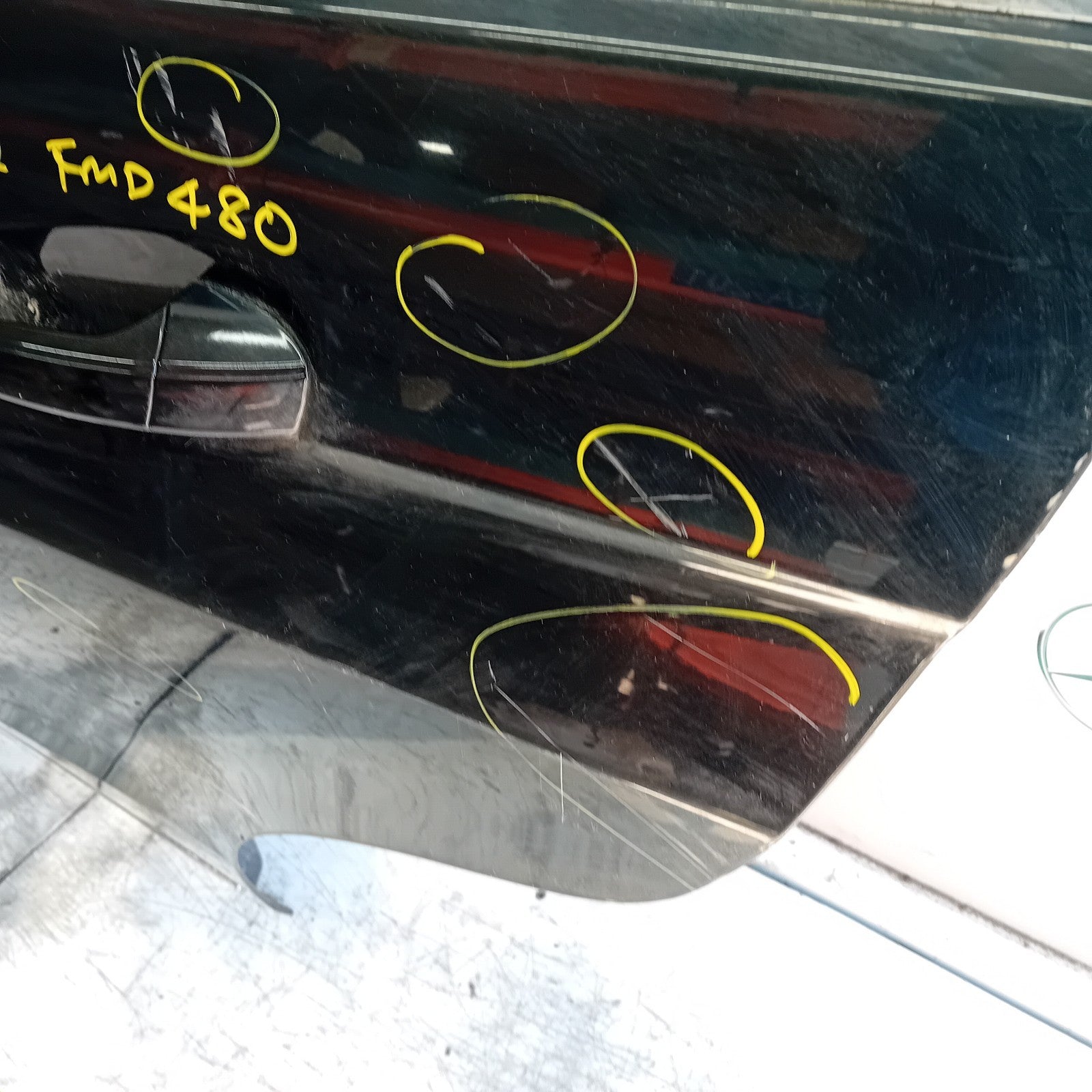 MERCEDES E-CLASS W212 SLN PASSENGER REAR DOOR NSR BLACK 2013 COMPLETE FMD480