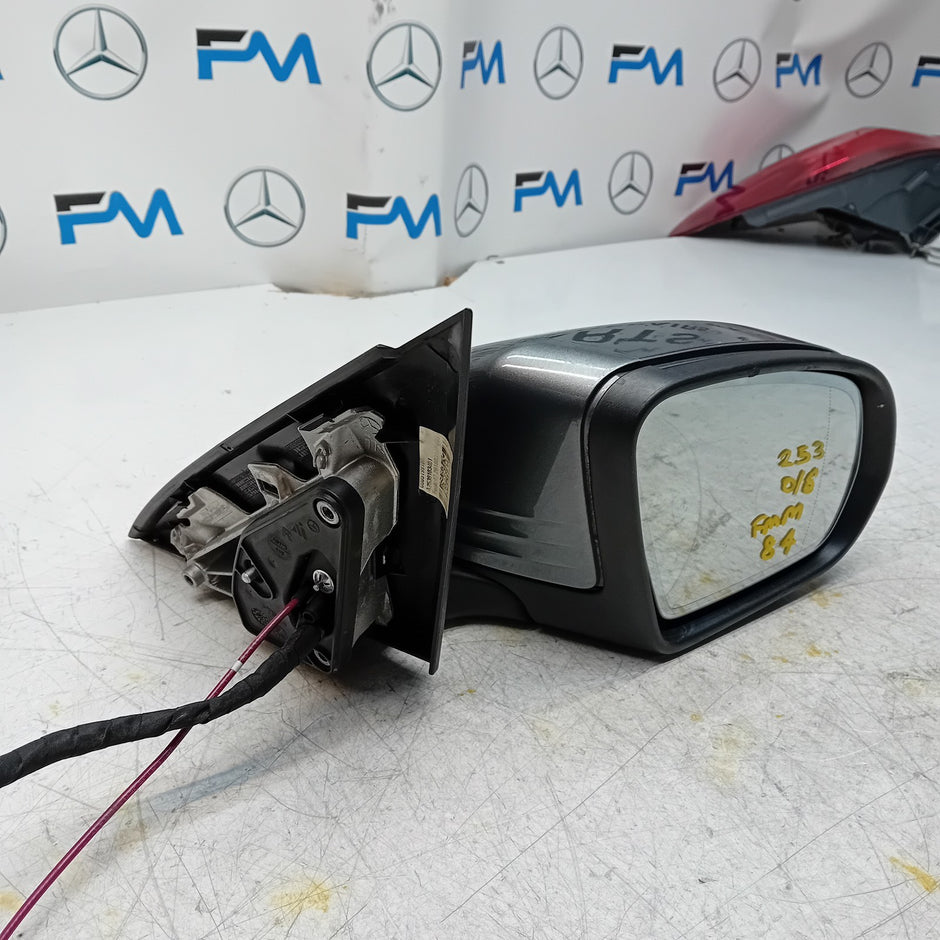 MERCEDES BENZ C-CLASS W253 DRIVER WING MIRROR OS GREY PL A2538103401 FMM84