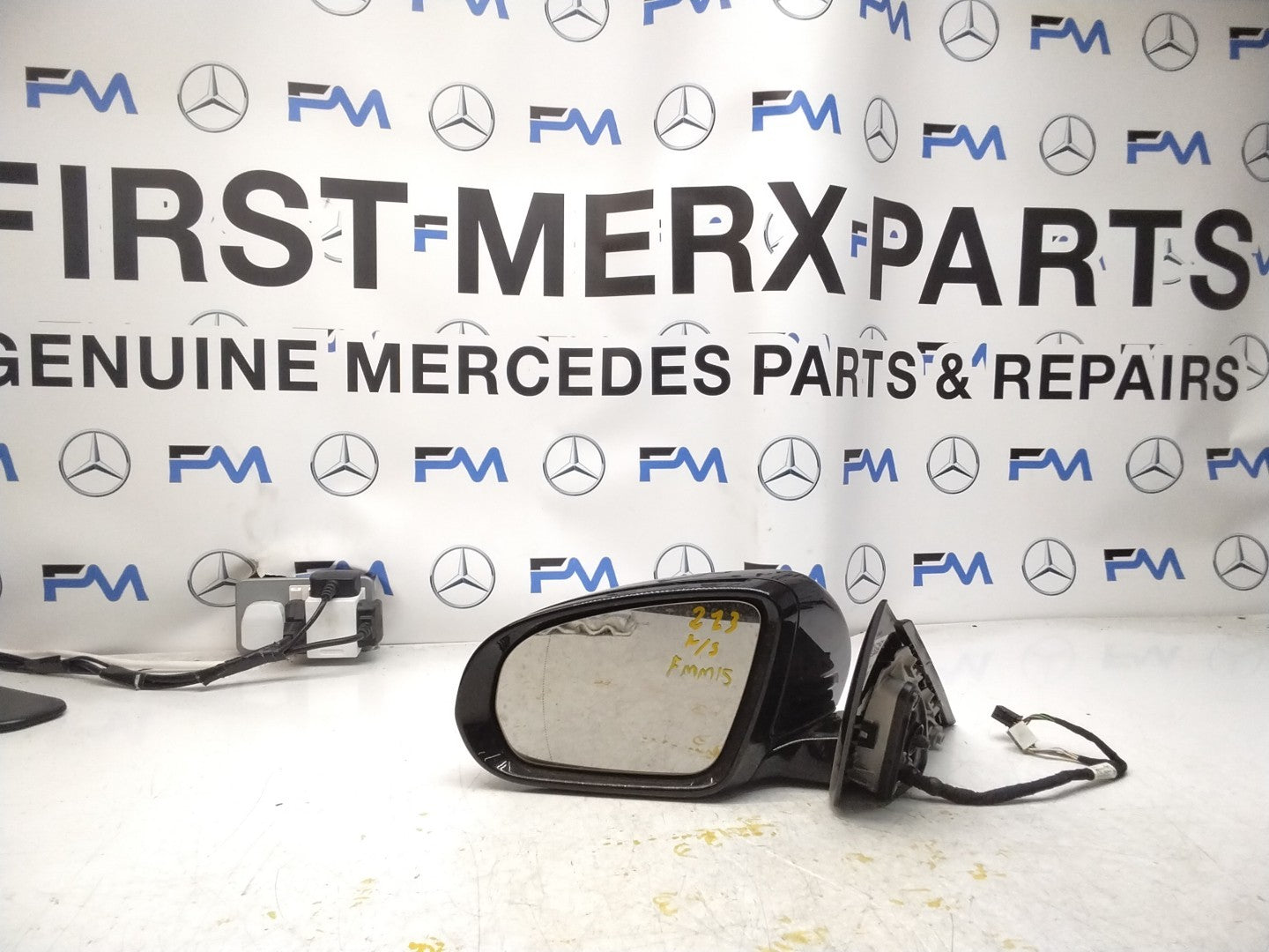 MERCEDES E-CLASS 2016 On W213 PASSENGER SIDE WING MIRROR A2138102500 BLACK FMM15