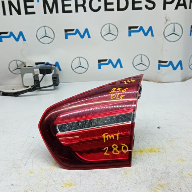 MERCEDES GLA X156 DRIVER RIGHT OS REAR INNER TAIL LIGHT A1569069000 2019 FMT280