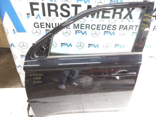 MITSUBISHI OUTLANDER PASSENGER SIDE FRONT DOOR N/S/F COMPLETE BLACK FMD53