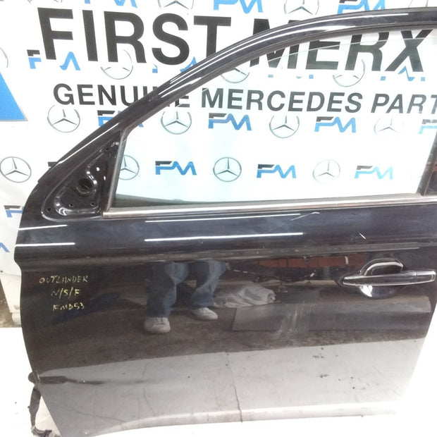 MITSUBISHI OUTLANDER PASSENGER SIDE FRONT DOOR N/S/F COMPLETE BLACK FMD53