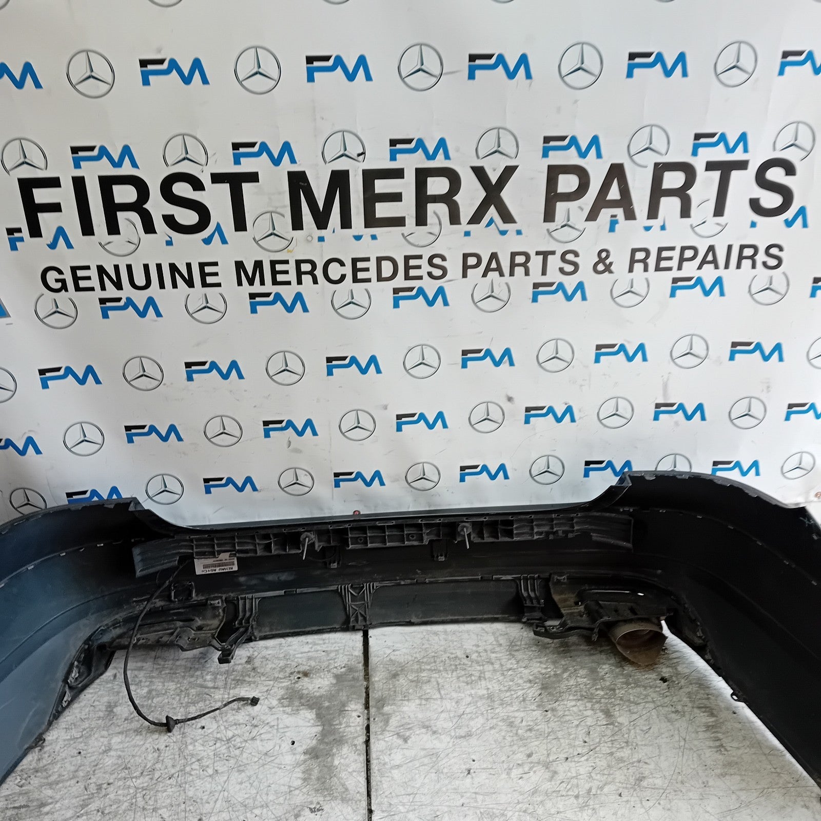 MERCEDES E-CLASS W212 ESTATE REAR BUMPER BLACK 2014 A2128851625 FMX90