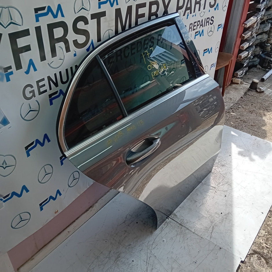 MERCEDES  A-CLASS W177 DRIVER SIDE REAR DOOR N/S/R COMPLETE GREY FMD115