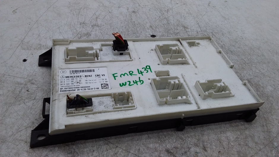 MERCEDES BENZ B-CLASS W246 BCM BODY CONTROL MODULE ECU A2469005612 FMR439