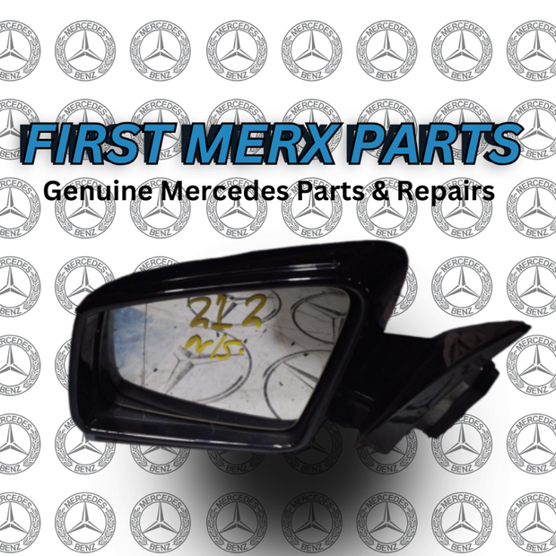 MERCEDES E220 WING MIRROR A2128100516 LEFT PASSENGER SIDE VIEW W212 BLACK