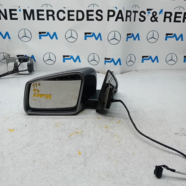 MERCEDES A-CLASS  W176 PASSENGER SIDE WING MIRROR A1768100116 SILVER FMM39