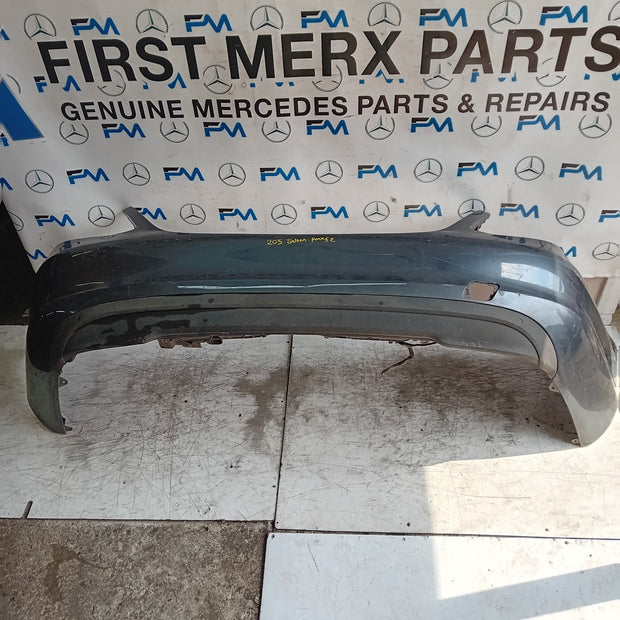 MERCEDES BENZ C-CLASS W205 SLN REAR BUMPER 2015 GREY A2058850138 FMX52