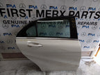 MERCEDES C-CLASS W176 DRIVER REAR DOOR OSR WHITE 2012-18 COMPLETE FMD323