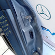 MERDEDES C-CLASS EST W205 PASSENGER REAR DOOR NSR GREY 2014 ON COMPLETE FMD185