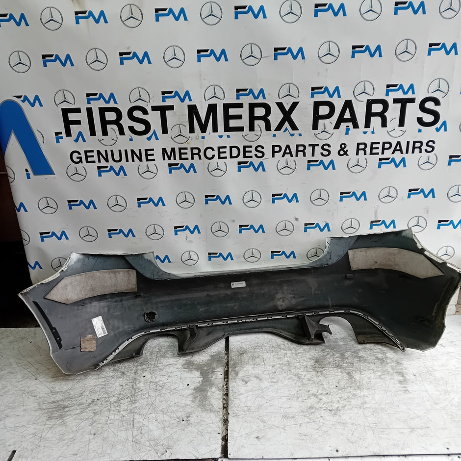 MERCEDES BENZ A-CLASS W176 REAR BUMPER 2012-18 A1768850125 WHITE FMX31
