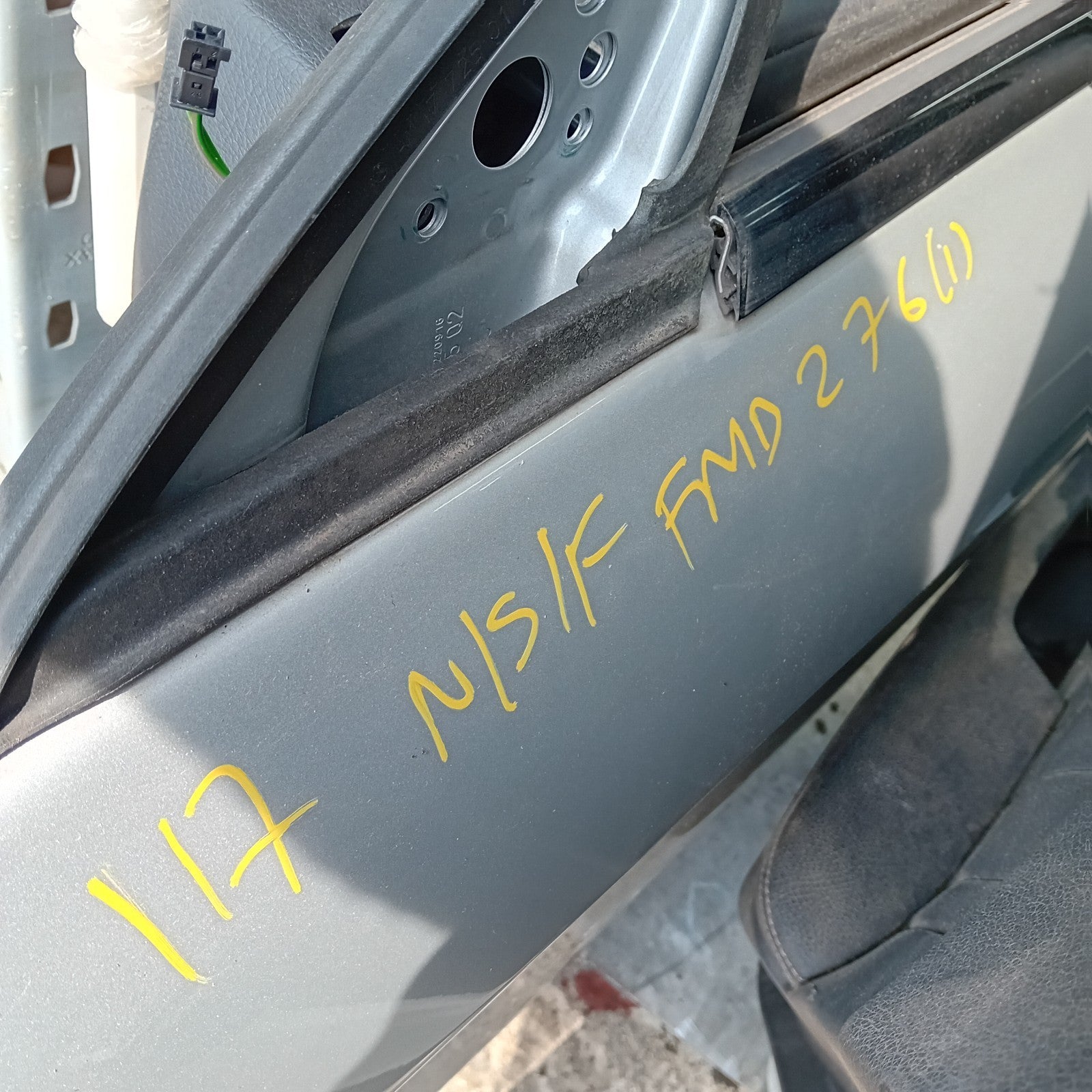 MERCEDES CLA W117 PASSENGER FRONT DOOR NSF 2013-19 SILVER COMPLETE FMD276(1)*