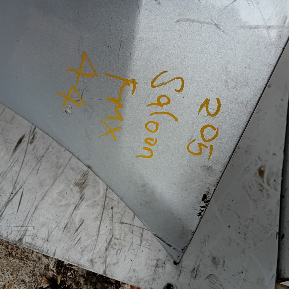 MERCEDES C-CLASS W205 SLN REAR BUMPER 2014 SILVER A2058850138 FMX44