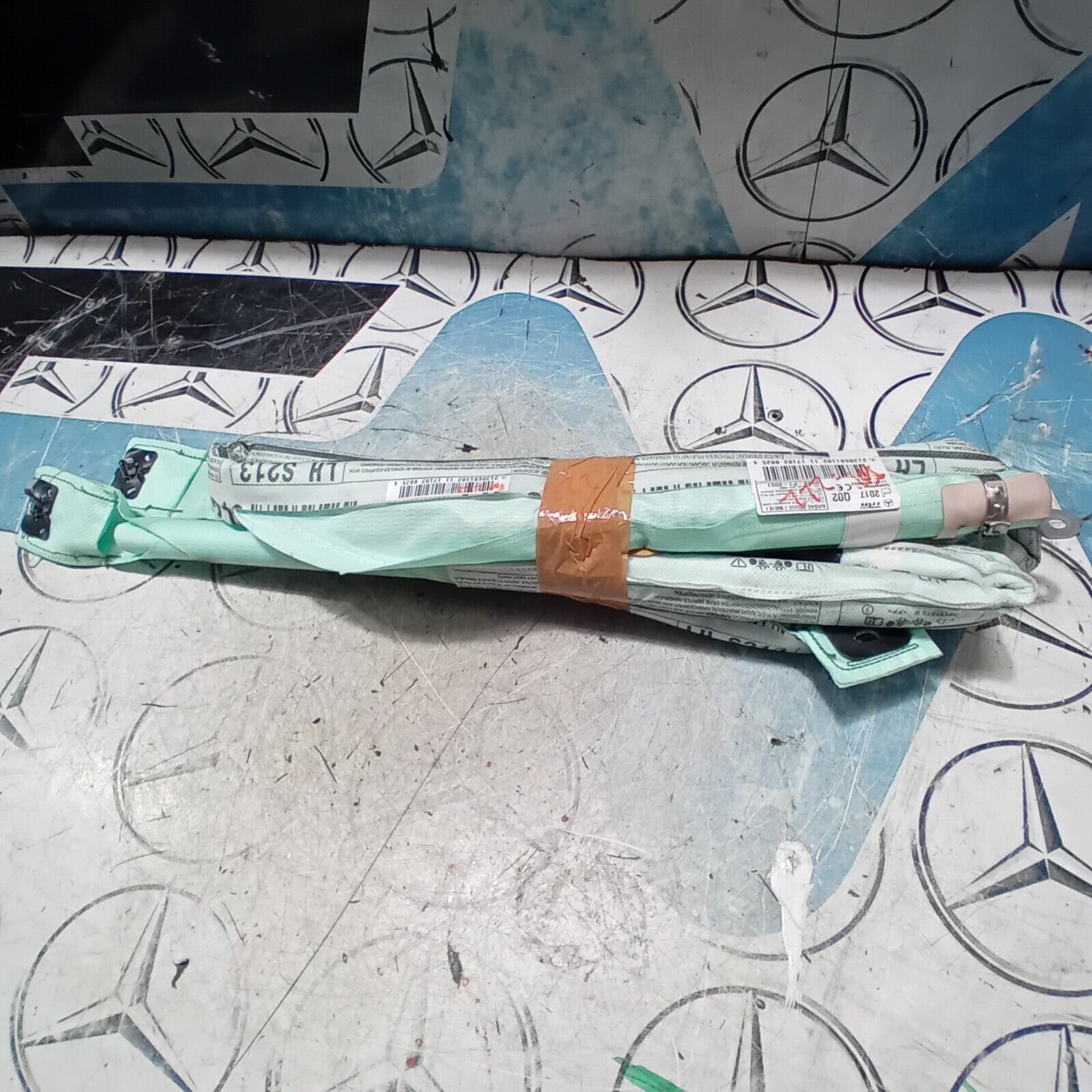 2020 MERCEDES E CLASS  LEFT PASSENGER SIDE ROOF CURTAIN AIR BAG 2138601102 FM222