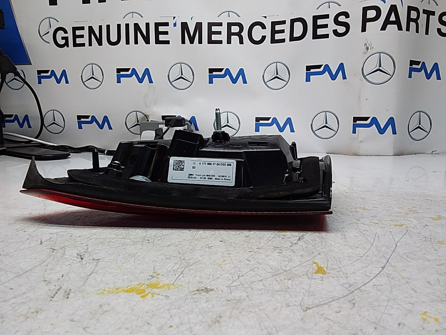MERCEDES A-CLASS W177 PASSENGER LEFT NS REAR INNER TAIL LIGHT A1779062704 FMT258