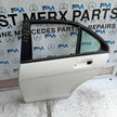 MERCEDES C-CLASS W204 SLN PASSENGER REAR DOOR NSR WHITE 2008-14 FMD422
