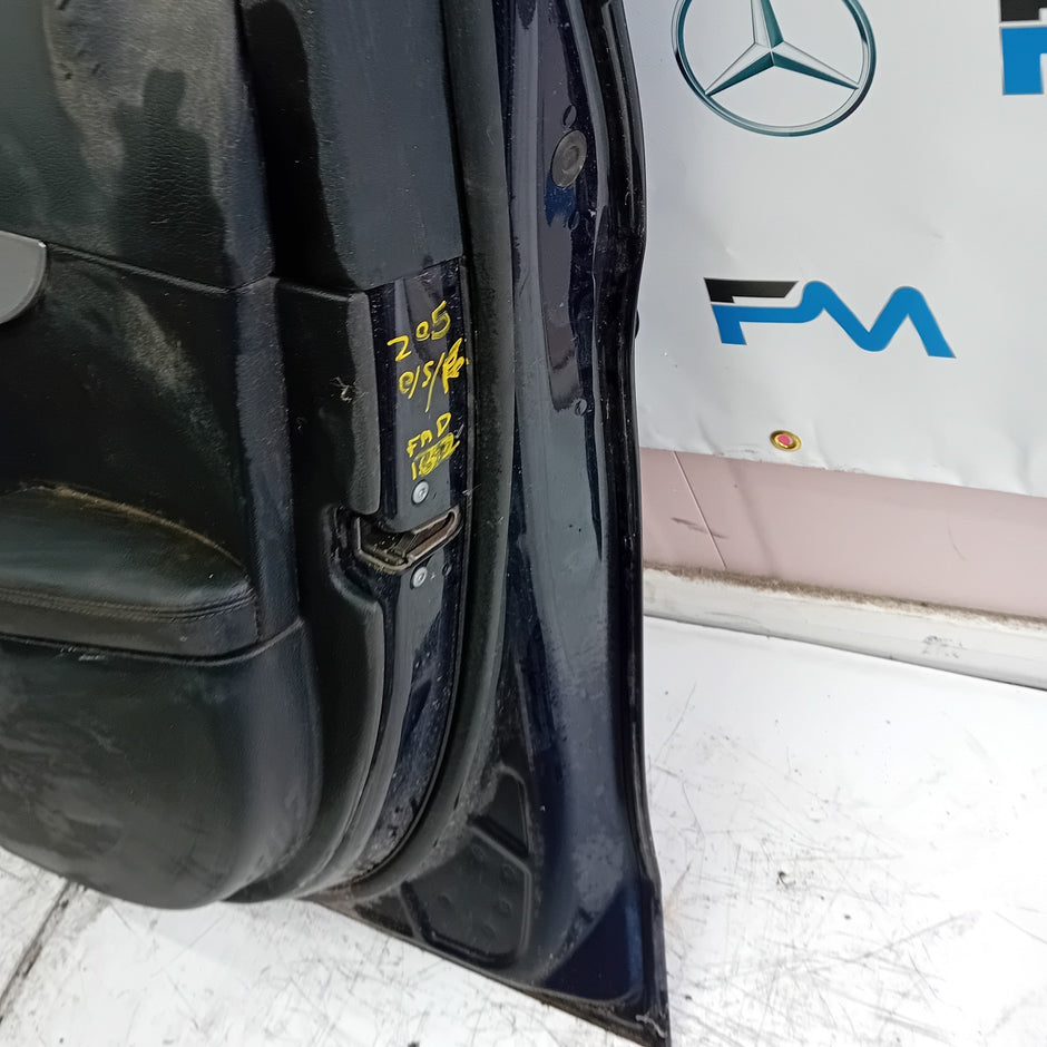 MERCEDES BENZ C-CLASS W205 DRIVER SIDE FRONT DOOR O/S/F  BLUE FMD132