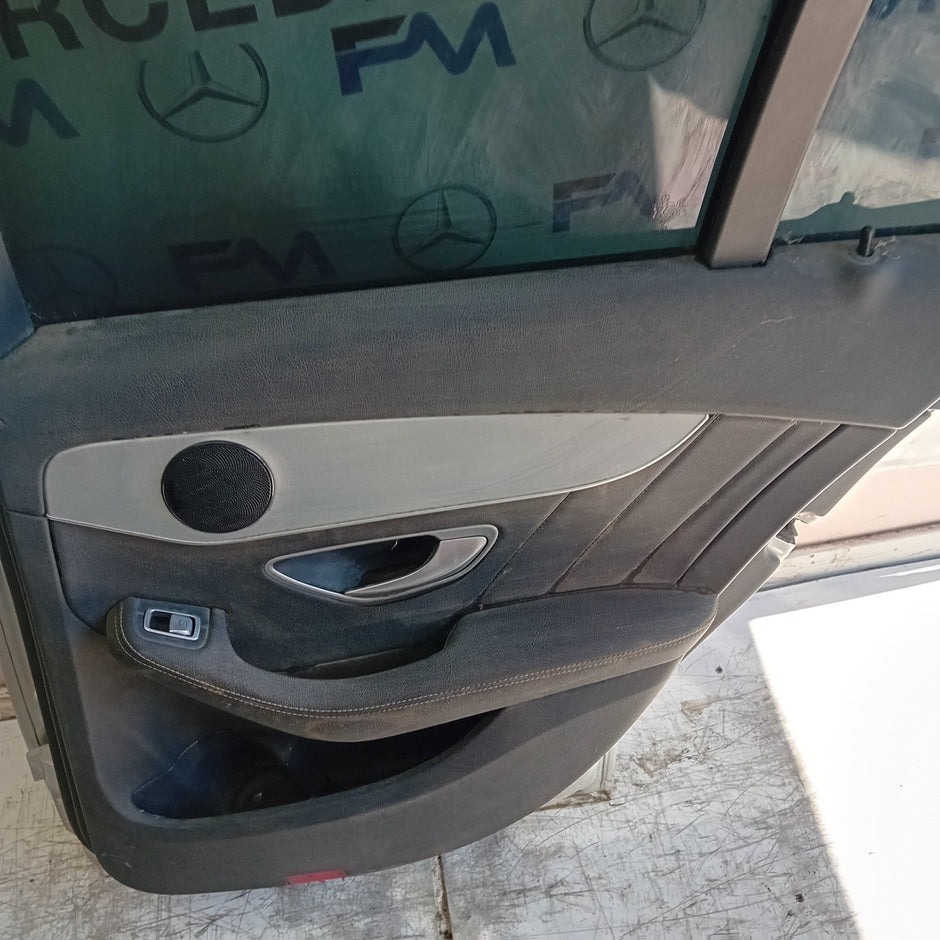MERCEDES C-CLASS S205 SLN DRIVER REAR DOOR OSR SILVER 2014 ON COMPLETE FMD455