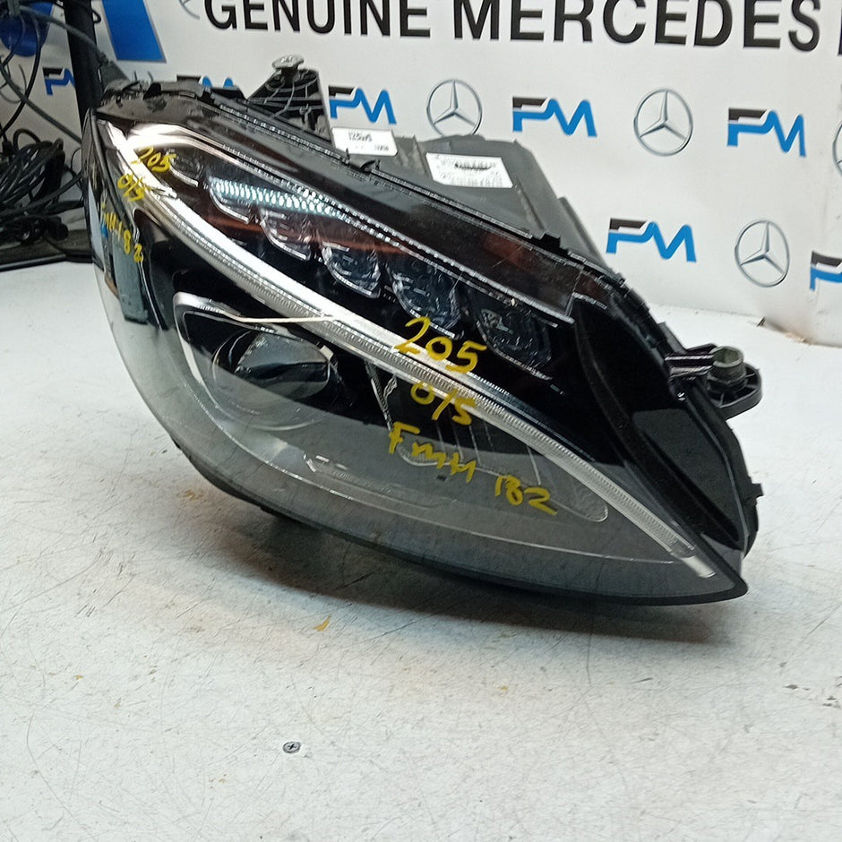MERCEDES C-CLASS HEADLIGHT DRIVER OS RIGHT A2059062604 2018 HIGH PERFORM FMH182
