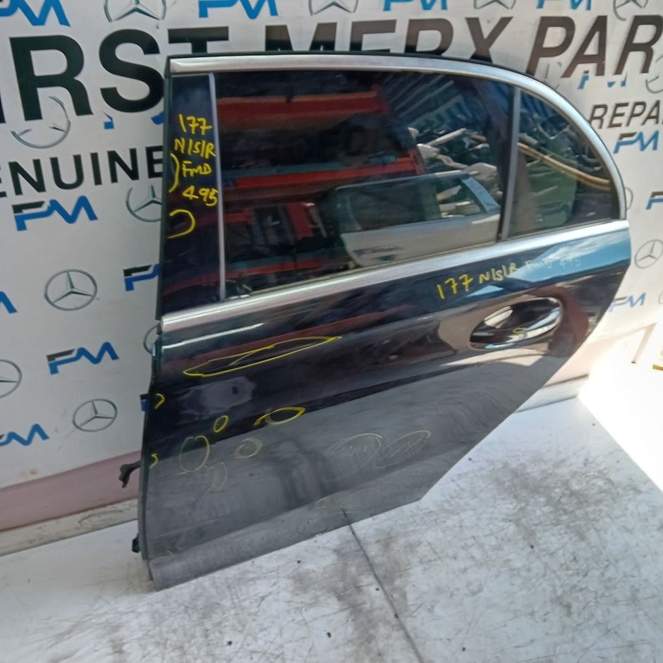 MEECEDES A-CLASS W177 PASSENGER REAR DOOR NSR 2019 BLACK FMD495