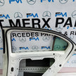MERCEDES BENZ A-CLASS W176 DRIVER SIDE REAR DOOR O/S/R INCOMPLETE WHITE FMD29 
