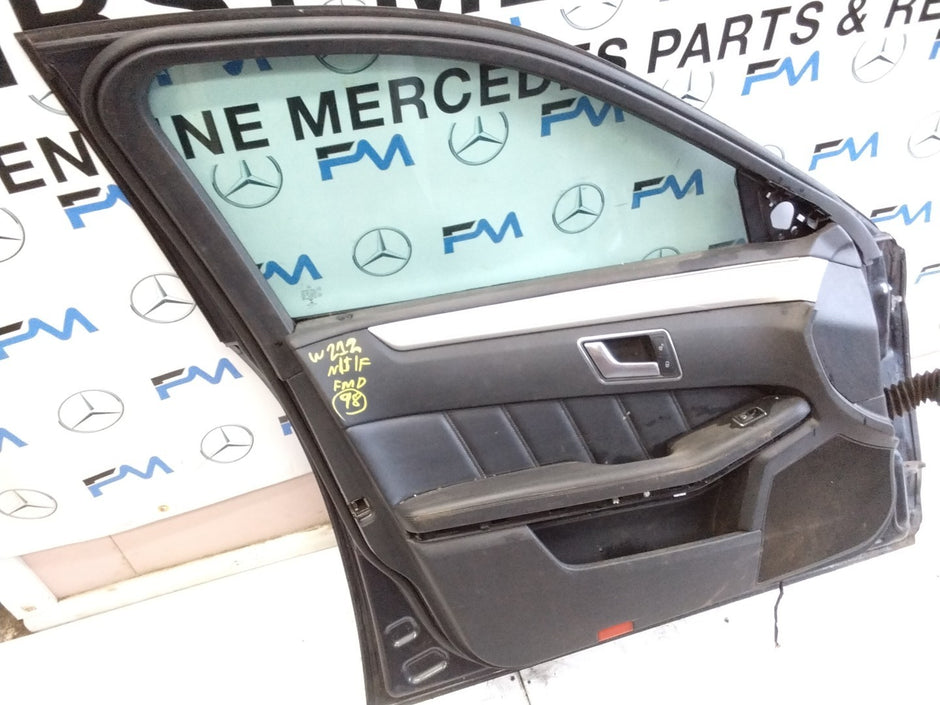 MERCEDES BENZ  E-CLASS W212 PASSENGER SIDE FRONT DOOR N/S/F COMPLETE GREY FMD98