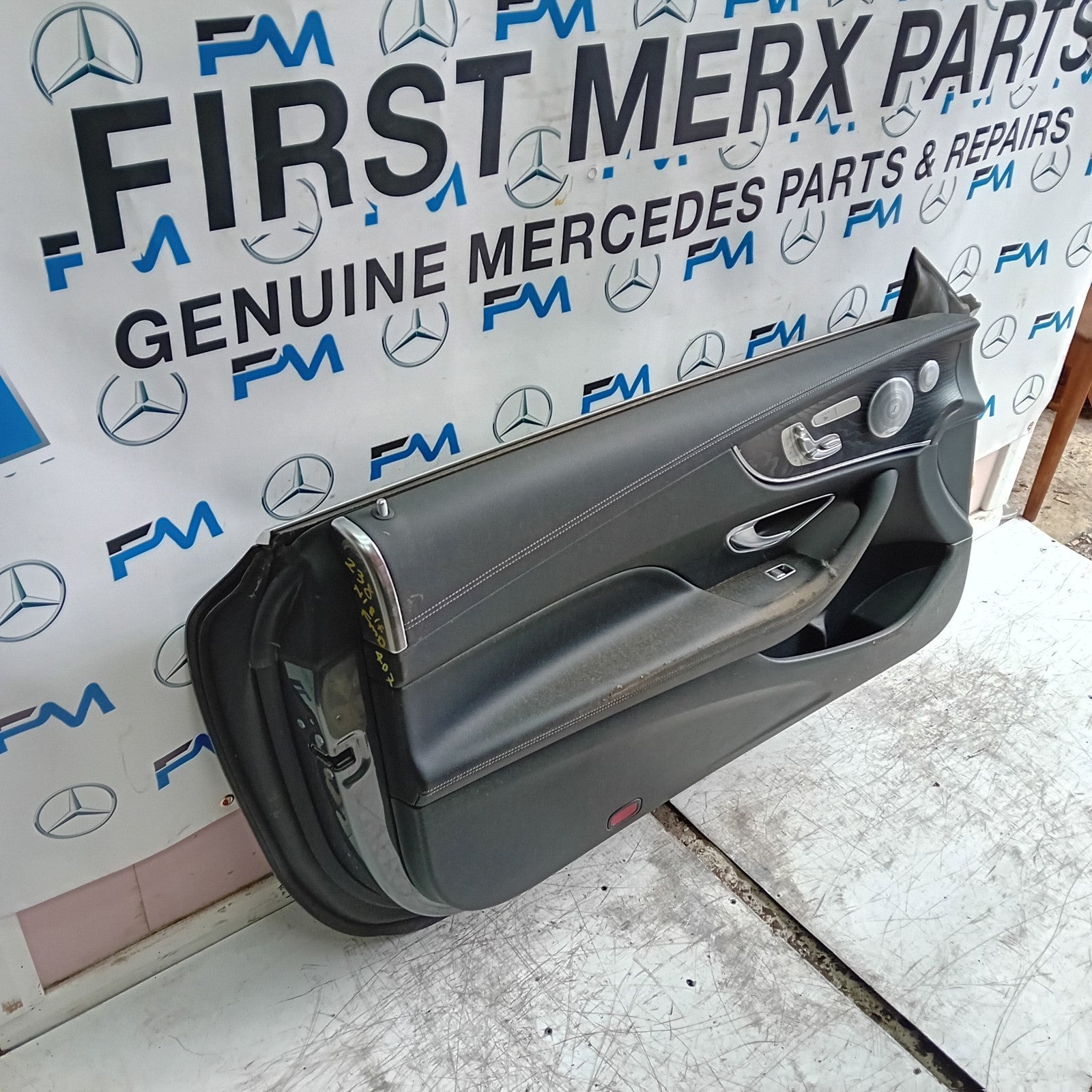 MERCEDES E-CLASS W238 PASSENGER FRONT DOOR NSF 2016 ON GREY COMPLETE FMD407