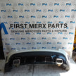 MERCEDES BENZ GLA X156 AMG WHITE REAR BUMPER 2014-19 A1568852825 COMPLETE FMX99