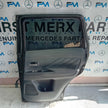 MITSUBISH OUTLANDER MK3 DRIVER SIDE REAR DOOR OSR BLACK 2013 COMPLETE FMD190