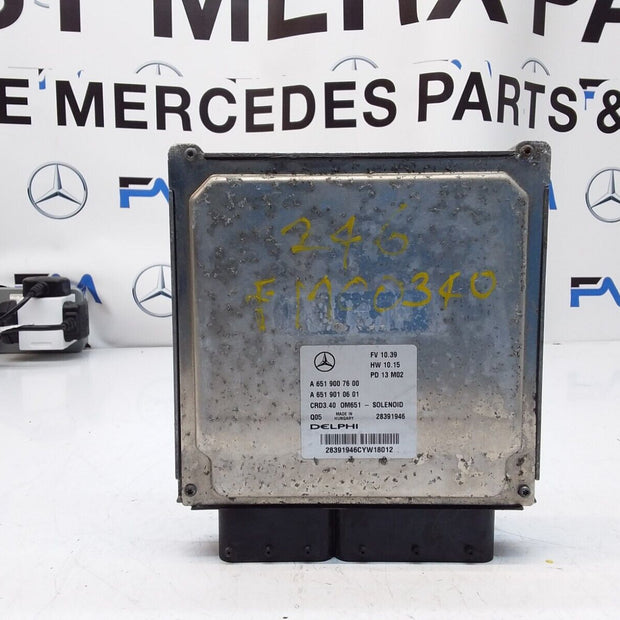 MERCEDES E-CLASS 2012 ENGINE  CONTROL MODULE A6519007600 FM00340