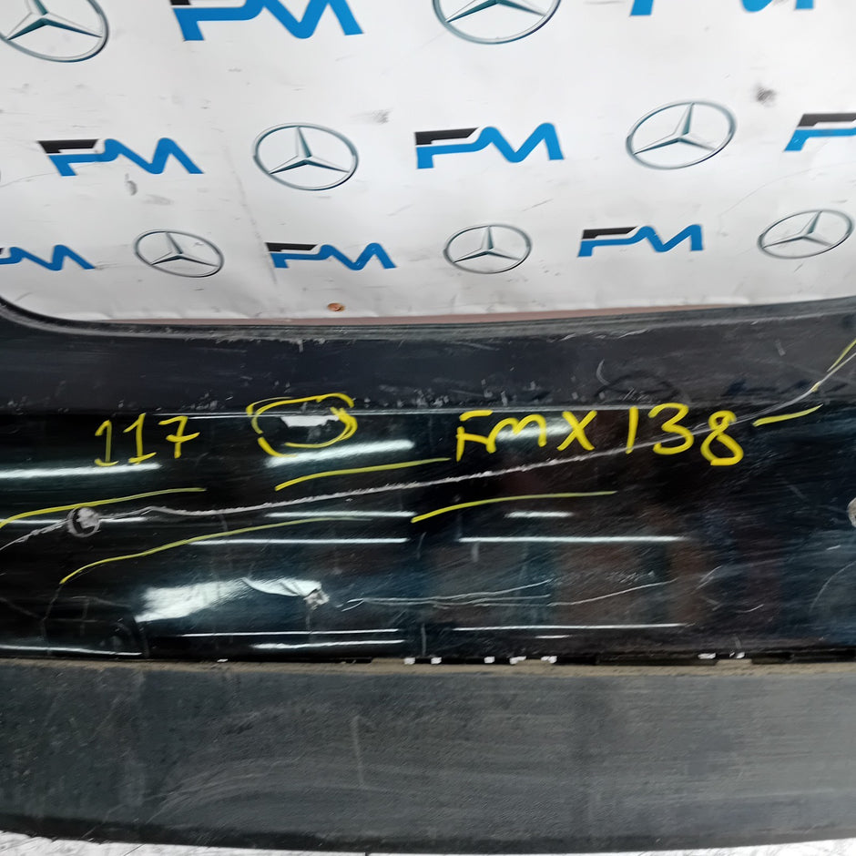 MERCEDES BENZ CLA W117 REAR BUMPER SE SPORT BLACK 2014 A1178850325 FMX138