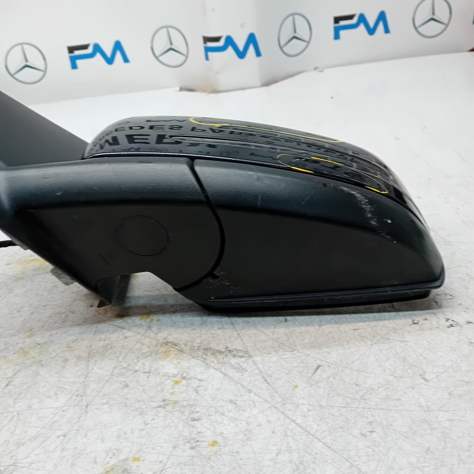 MERCEDES BENZ B-CLASS W246 PASSENGER WING MIRROR NS BLACK A2468101519  FMM88