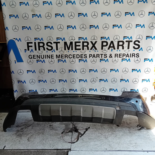 MERCEDES BENZ M-CLASS W164 REAR BUMPER A1648850066 2011 BLACK FMX170