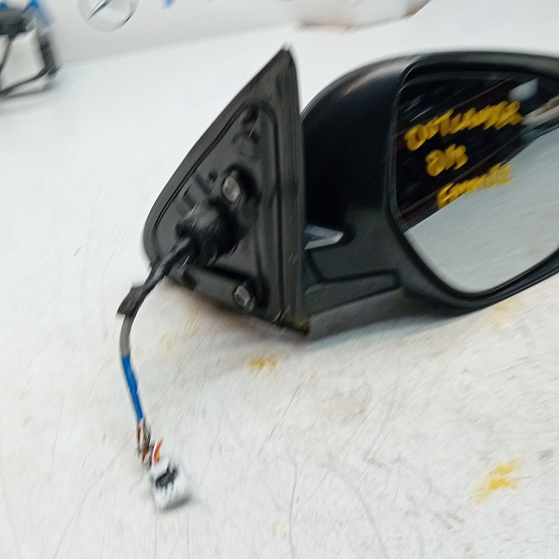 MITSUBISHI OUTLANDER MK3 DRIVER SIDE WING MIRROR OSF BLACK 2013 FMM62