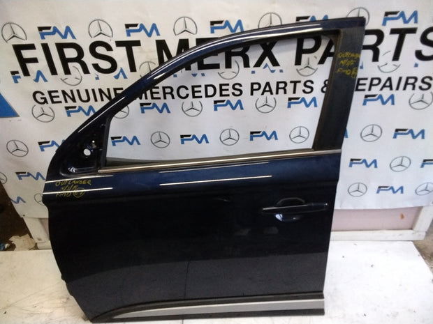 MITSUBISH OUTLANDER PASSENGER SIDE FRONT DOOR N/S/F COMPLETE BLUE FMD67