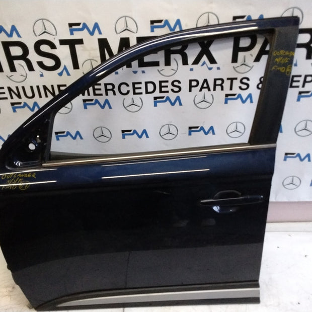 MITSUBISH OUTLANDER PASSENGER SIDE FRONT DOOR N/S/F COMPLETE BLUE FMD67