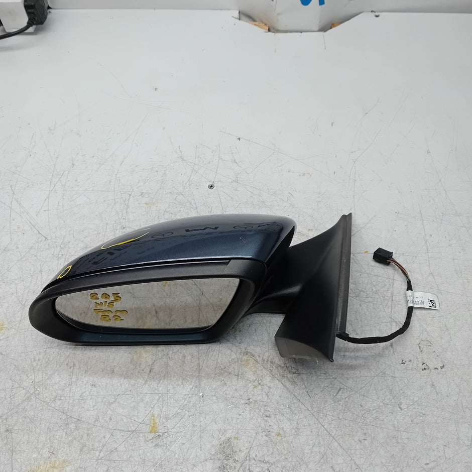 MERCEDES BENZ C-CLASS W205 PASSENGER WING MIRROR NS GREY  A2058101316 FMM82