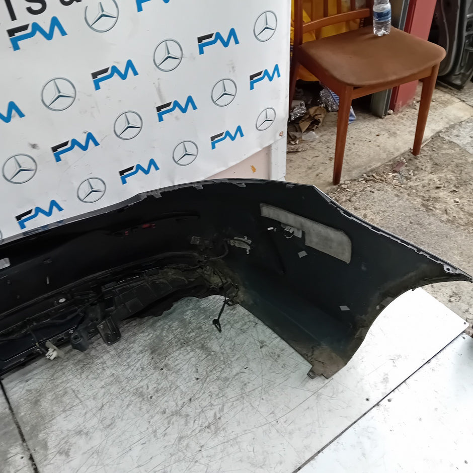 MERCEDES BENZ C-CLASS W205 COUPE REAR BUMPER 2015 BLACK COMPLETE FMX61