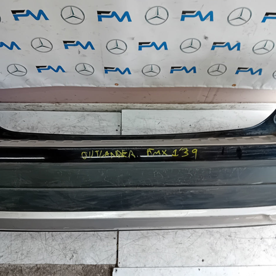 MITSUBISHI OUTLANDER MK3 REAR BUMPER BLACK 2013 COMPLETE FMX139