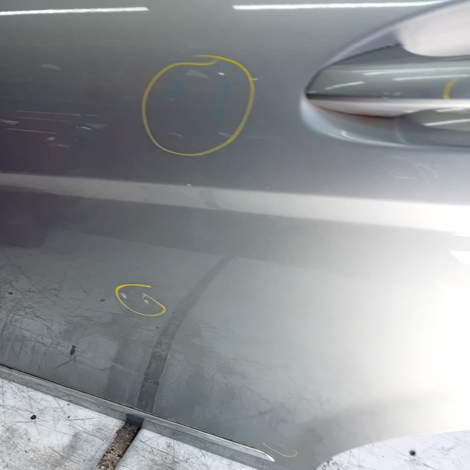 MERCEDES C-CLASS S204 EST PASSENGER REAR DOOR NSR 2014 ON SILVER COMPLETE FMD367