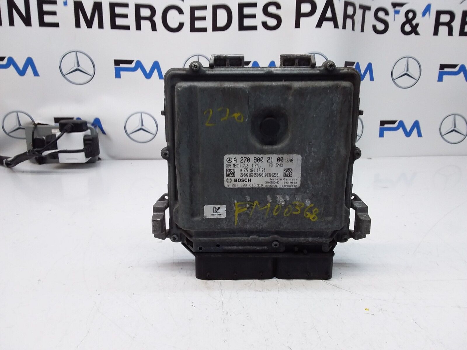 MERCEDES GLA 2015-17 ENGINE  ECU CONTROL MODULE A2709002100 FM00368